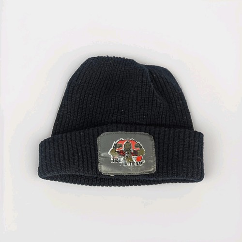 RARE 1983 Black The A-Team Winter Beanie Hat Cap / Ski Mask Youth Mr. T Patch