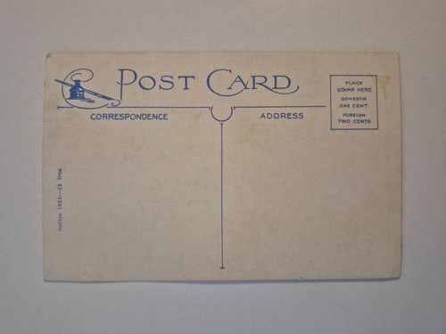 Postal De Colección Risque Cómic Humor Arte Coche Fiesta Niñas b AA128 - Imagen 2 de 2