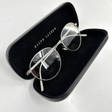 Ralph Lauren Titanium Eye Glasses RL 5116T 9010 51-18-145 Matte Silver Round