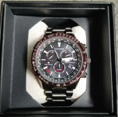 CITIZEN PROMASTER SKY CB5009-55E Eco-Drive Radio Watch Wine Red JP