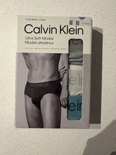 Calvin Klein Men’s Ultra Soft Modal Hip Briefs 3 Pack | Size XL