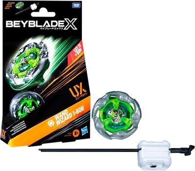 Hasbro Beyblade X Wand Wizard 1-60R UX Starter Pack Top and
