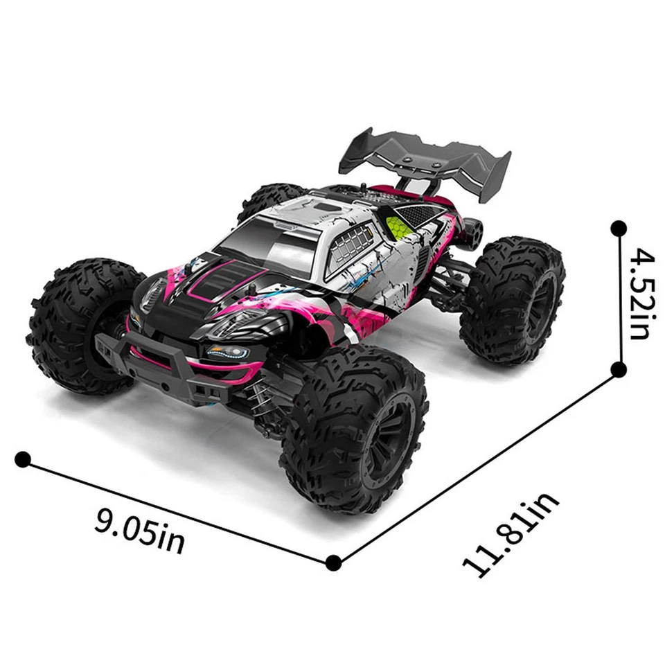 1/16 RC Off Road Car Q117 2.4G Vehicle 70km/h Brushless Motor ESC Lifting Wheel - Image 3 of 4