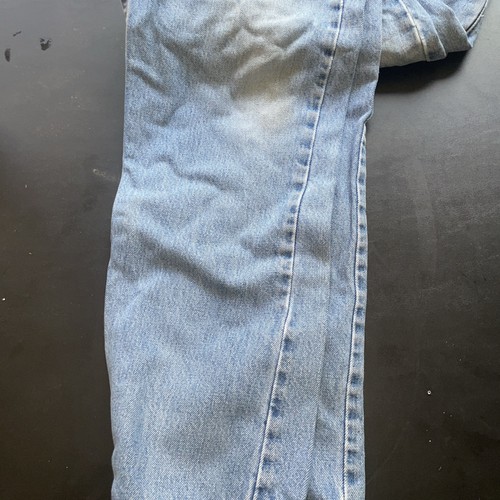 Vintage Levis Jeans Mens 34x30 Washout Blue 505 USA Rare Trademark R Red Tab - Picture 15 of 17