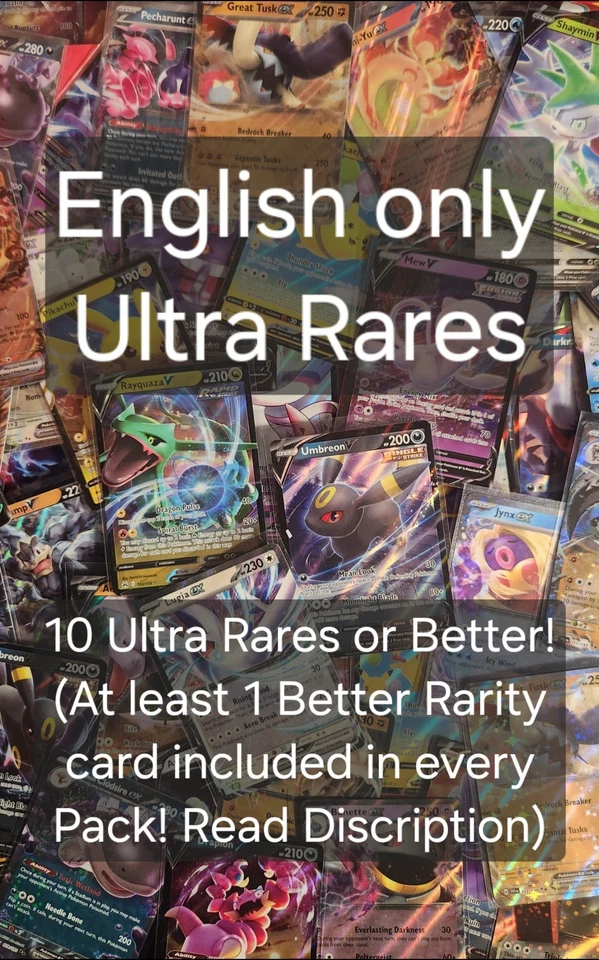 Pokemon Mystery GOD Pack! 10 ULTRA Rares Or BETTER! English Cards Only Read DESC - Image 4 of 4