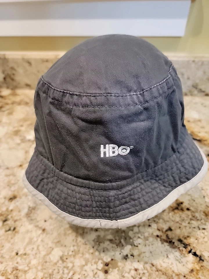Sombrero de Playa de Colección Años 90 Sex And The City HBO PROMO Cubo Gris Oscuro Serie Original Foto 2 de 4
