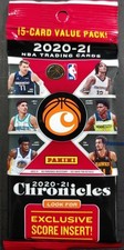 2020-21 Panini Chronicles NBA Basketball 15 card value pack new ANTHONY EDWARDS?