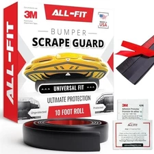 All-Fit Automotive Front Splitter Lip Bumper Guard - Universal Skid Plate Kit