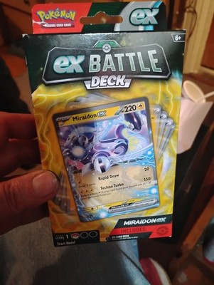 pokémon trading card game miraidon ex league battle deck Pokemon Deluxe a powerful Electric League Battle Deck: Miraidon Ex