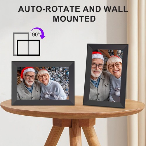 WiFi Digital Photo Frame 10.1 Inch with 32GB Memory - Perfect for Family Moments - Picture 5 of 11