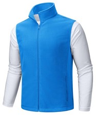 TACVASEN Men's Fleece Vest Zip Up Lightweight Vests Outerwear with Pockets Wi...