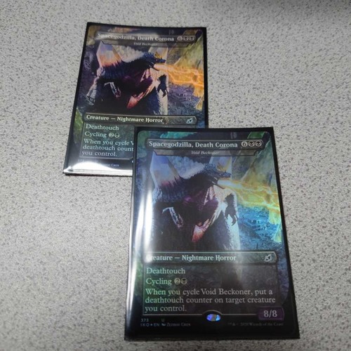 Mtg Iko Death Corona Beam Space Godzilla English Foil Set Of 2 Voids