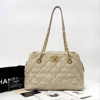 CHANEL Stitched Chain Women's Shoulder Bag 112481091 | eBay