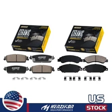 Complete Front Rear Brake Set for 4-Wheel Disc Models