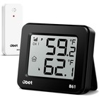 OBET Indoor Outdoor Thermometer Wireless Outdoor Thermometer Digital Thermome...