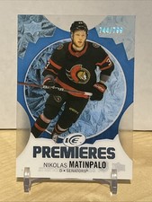 Nikolas Matinpalo /799 2023-24 Upper Deck Ice Hockey Premieres Blue Rookie #177