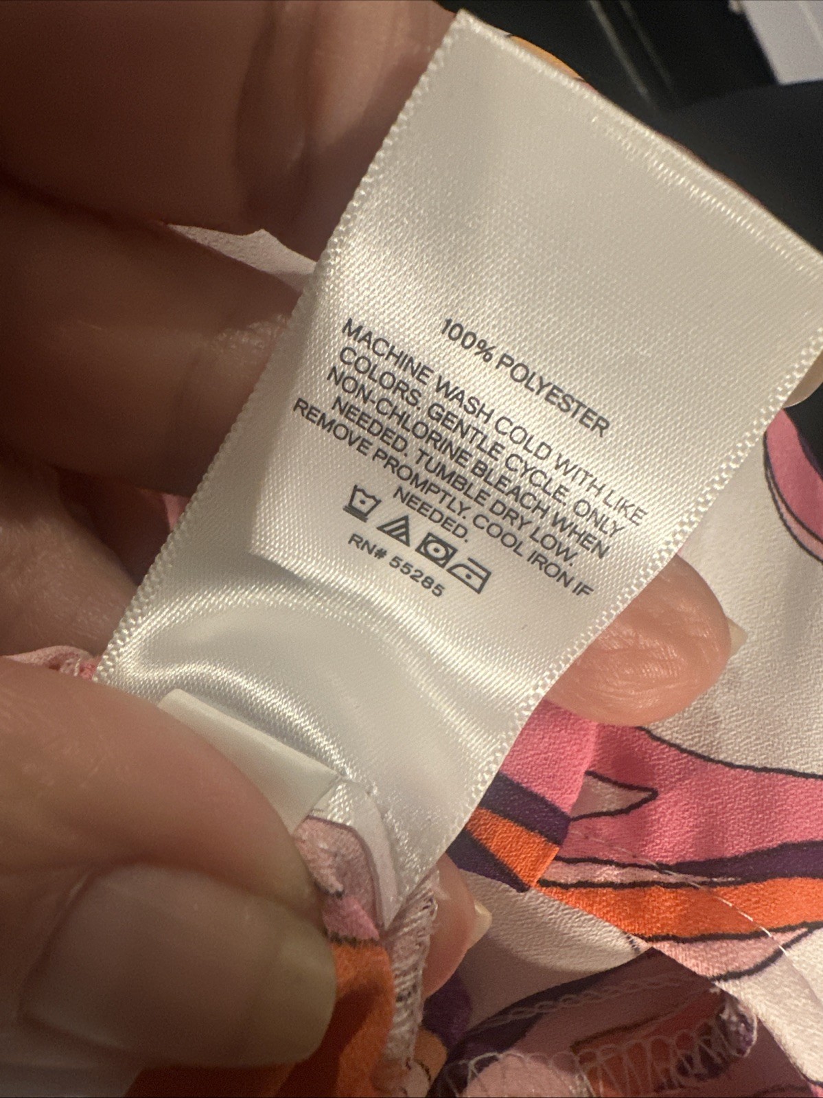 EXPRESS Psychedelic Abstract Print Long Sleeve SK… - image 15