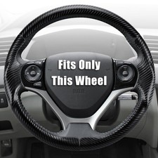 Customized Steering Wheel Cover For Honda Civic 2012-2015 Anti-slip Matte