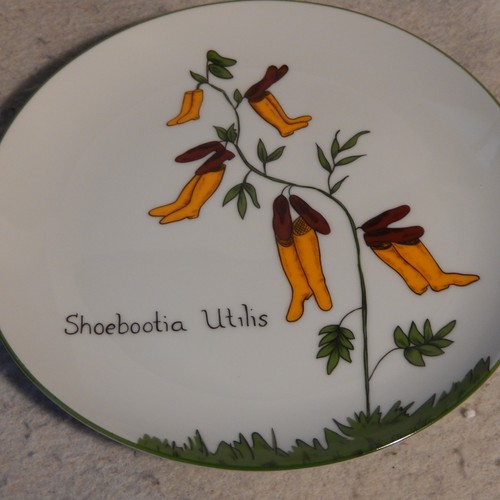 Complete Set 6 Scully & Scully NY Botanical Nonsense Whimsical Plates 7.5" - Picture 6 of 9