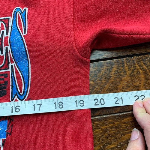 Vintage Logo 7 Sweatshirt Small/Medium Cincinnati Reds MLB Baseball World Series - Picture 14 of 16