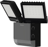 Theben Led-Strahler Mit Bewegungsmelder Theleda S17-100 Bk, 17 Watt, Schwarz