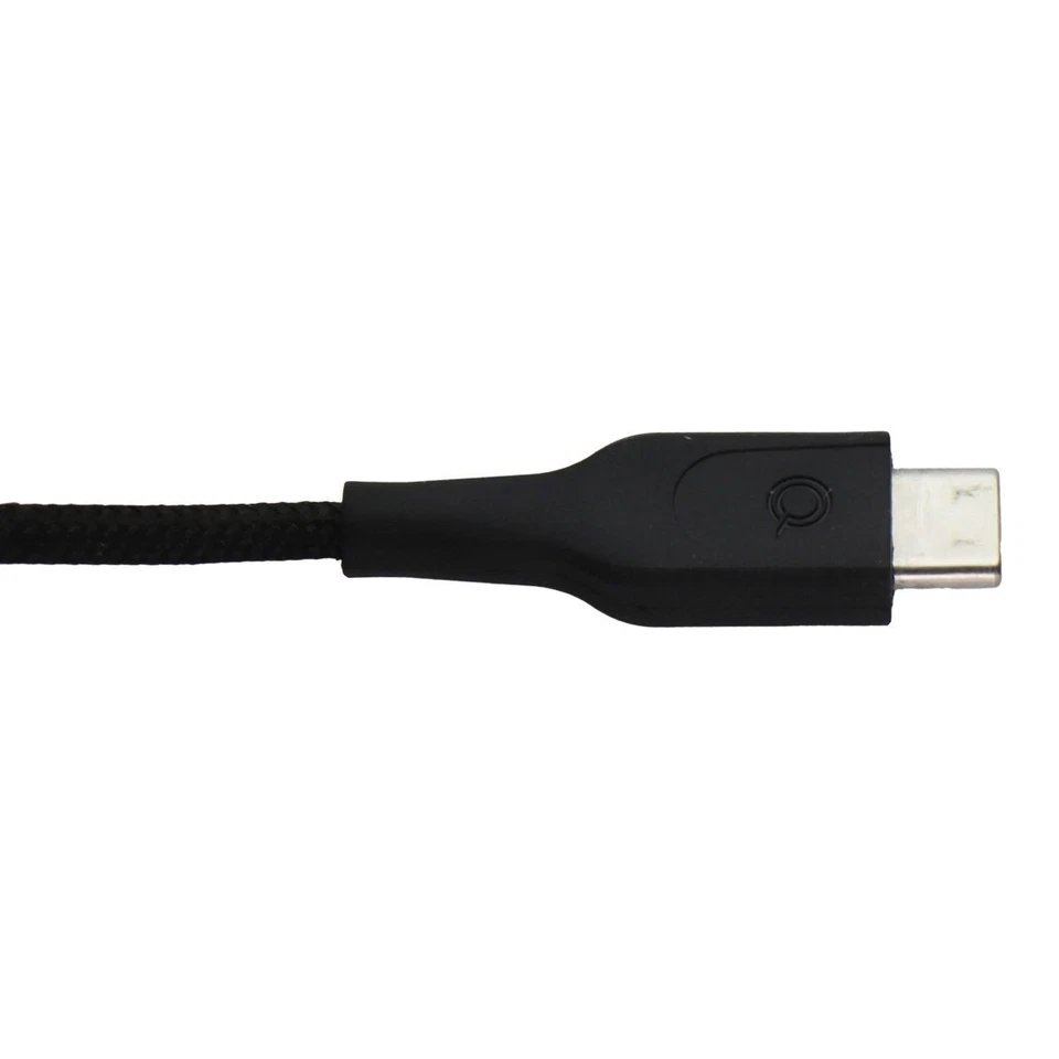Quikcell 3Ft Braided USB-C to USB-C Cable - Black - Image 2 of 4