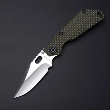 Strider Knives SnG DGG Bowie - OD Green Multi G10 & Ti / S30V Blade
