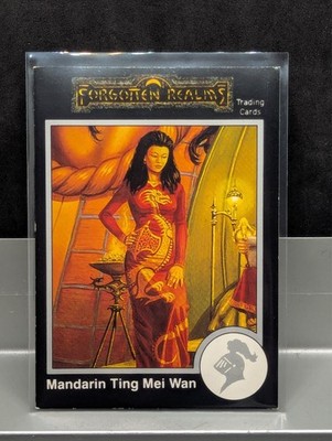 Mandarin Ting Mei Wan #661 Silver D&D Forgotten Realms Trading Card