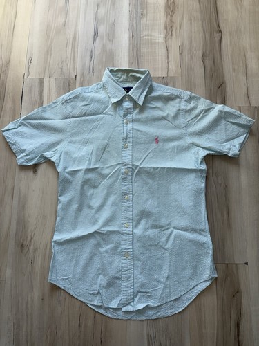 Polo Ralph Lauren Button Up/Texturized/Clubbing/Vacationing/Elegant Attire/ - Picture 1 of 17