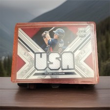 2019 Panini Elite Extra Edition Tyler Callihan USA Baseball Game Used Material