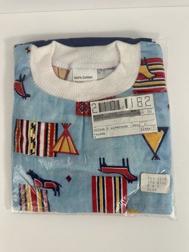 Vintage Kleinkind Pyjama Nachtwäsche JC Penney Katalog Gr. 4