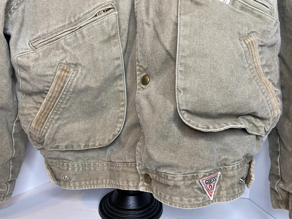 Chaqueta vintage GUESS By George Marciano 80's/90's Marty McFly, Back To Future Sm Foto 3 de 4