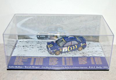 TROFEU (REPLICAR)  RARE LIMITED EDITION SUBARU IMPREZA COLIN McRAE RAC RALLY 93