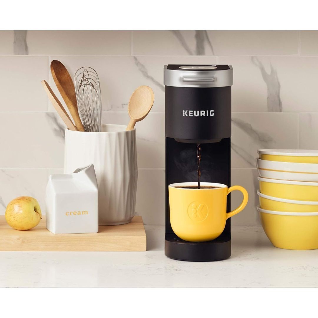 Keurig K Mini Single Serve Coffee Maker with 6 to 12 oz Cup Sizes Black
