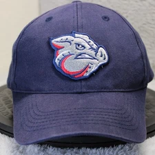 Lehigh Valley Iron Pigs Hat Cap Strapback Blue Bimm Ridder Minor League MiLB
