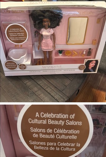 Naturalistas African American Fashion Doll salon New In Box