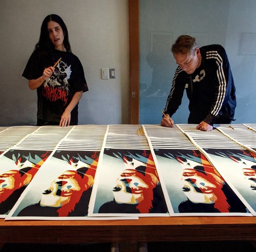 Shepard Fairey Obey Giant God Save Abortion Art Print Poster Pussy Riot Punk NEW - Picture 8 of 10