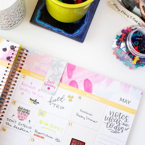 Bloom Daily Planners Planificador y Calendario de Maestros Sin Fecha, Aprende con Alegría - Imagen 13 de 21