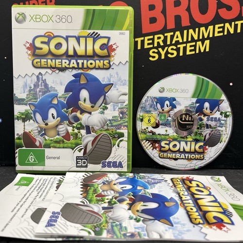 Sonic Generations W.Map & Limited Lenticular Cover Xbox 360 TESTED FREE POSTAGE - Picture 5 of 17