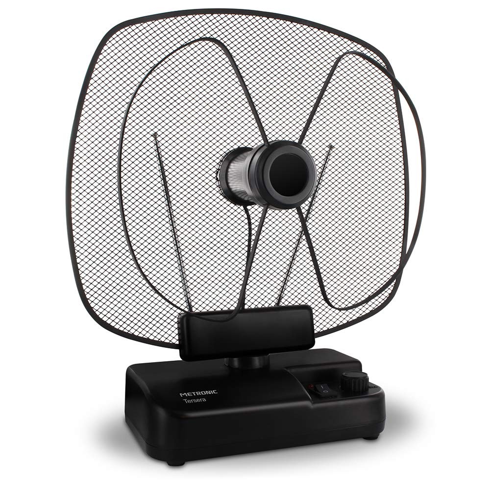 Antenne TNT intérieure Tersera noire pour regarder la TV dans la chambre