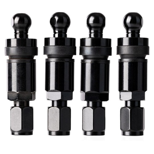 4x Tire Pressure Sensors TPMS Sensors Metal Valve Black for Nissan Versa 2014-20 - Picture 7 of 12