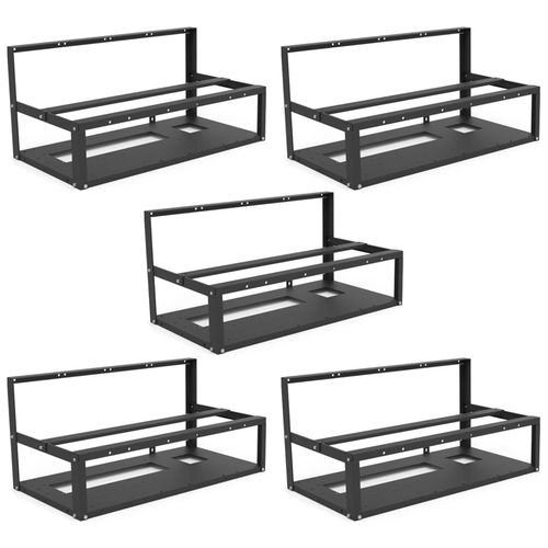 Lot de 5 Châssis Ouvert de Minage 6 GPU Open Air Mining Rig Minage Structure - 第 1/23 張圖片