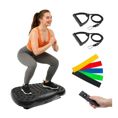 Also Go Vibration Plate Exercise Machine 200-Level 10 Workout Modes Vibration