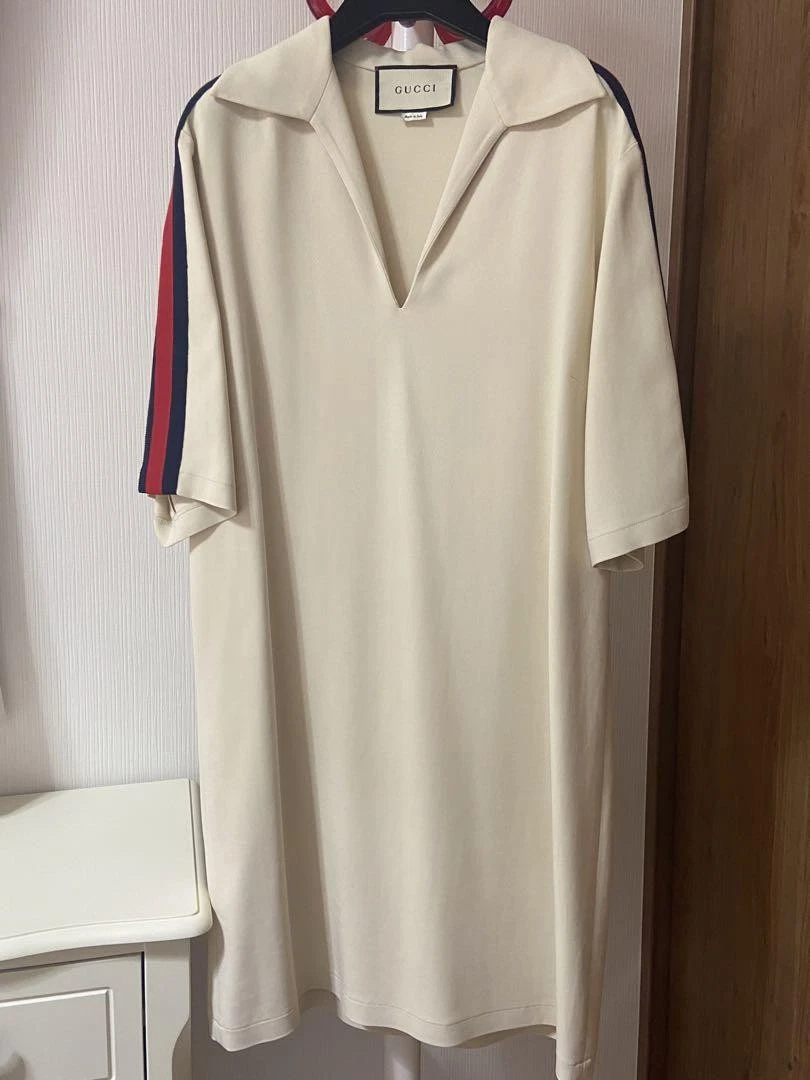 Abito Gucci linea sherry bianco 38 M 84740c