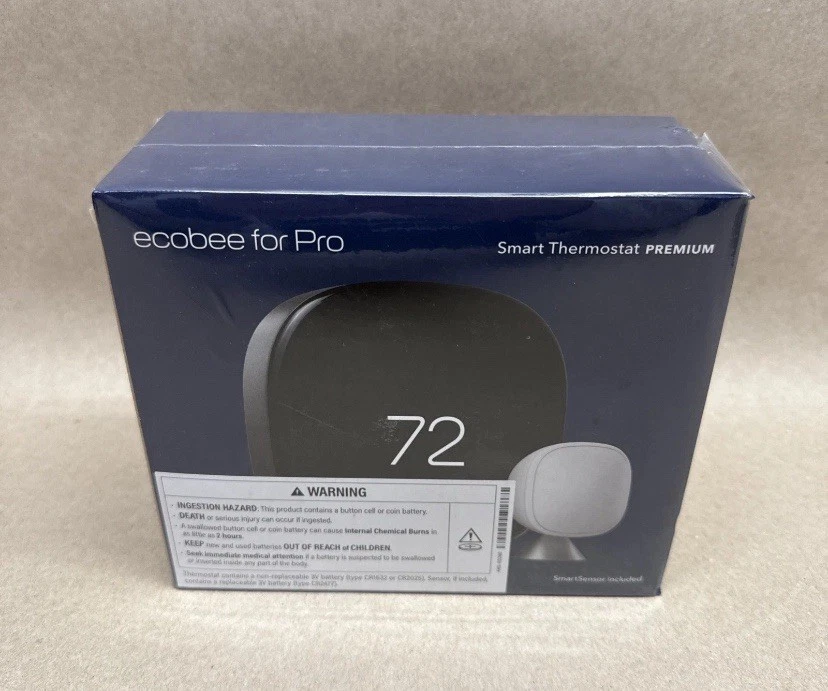 Ecobee Smart Thermostat Premium With Sensor - 8 UNITS BRAND NEW
Opens in a new window or tab
