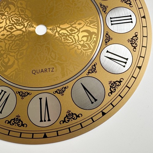 High quality Aluminium Vintage Clock Dial Face for DIY Wall Clock Projects - Picture 9 of 12