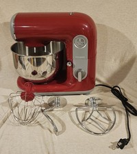 Kitchen Hq Red Stand Mixer With Bread And Whisk