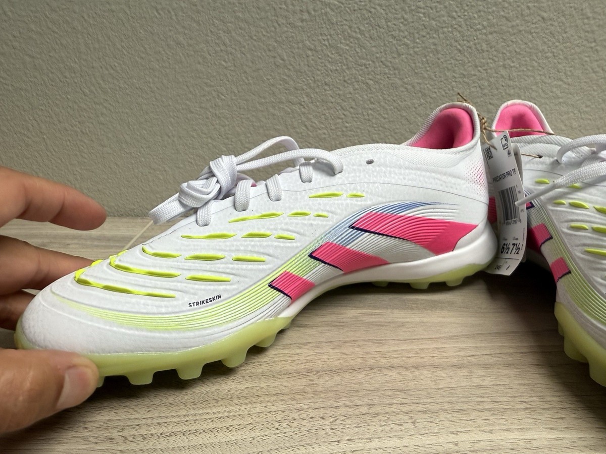 NEW Adidas Predator Pro Turf Soccer Shoes JH6468 Size 9.5 Cloud White Lucid Adidas Predator Pro Turf Soccer Shoes JH6468 | Mercari main image 4