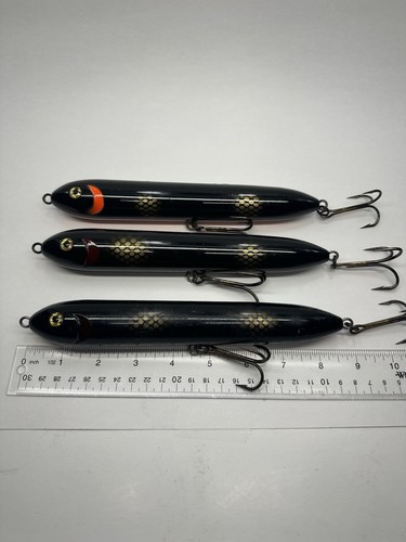Musky Mania Doc 9” WTD Lure - Rattle - 3 Bait Lot. - Striper Muskie Pike