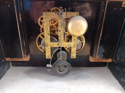 Antique Ansonia 6 Pillar Mantle Clock - Picture 14 of 18